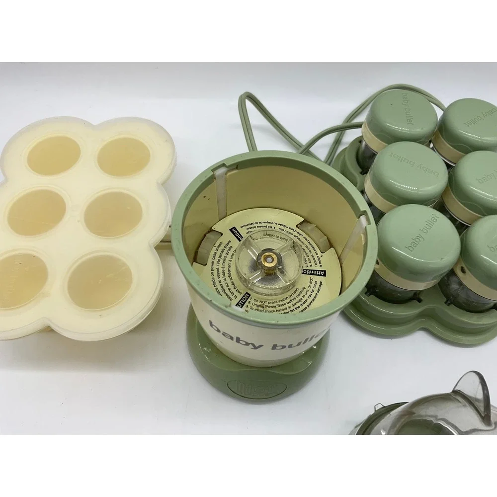 Magic Bullet Baby Bullet Blender System Baby Green BB-101S Food Prep Kit